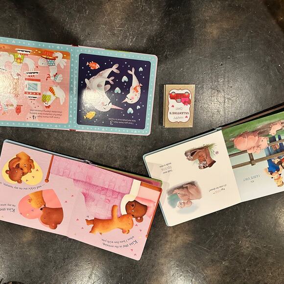 Children’s Books About Love, A Valentine Counting Book, and gift box - Picture 2 of 12